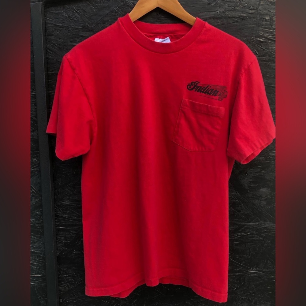 Indian Motorcycle, 80s/90s pocket tee